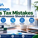 SBA feature image about common sales tax mistakes, highlighting nexus requirements, product and service taxability, incorrect tax rates, incomplete records, and missed deadlines.